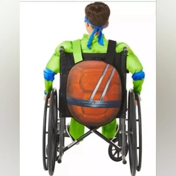 Wheelchair Ninja Turtle Costume New 7/8 - Picture 2 of 5